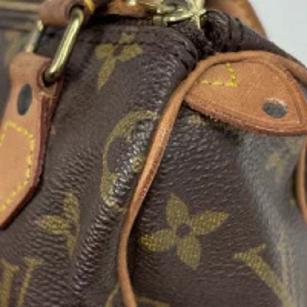 Louis Vuitton Speedy Shopping Handbag Monogram Brown - Picture 4 of 7